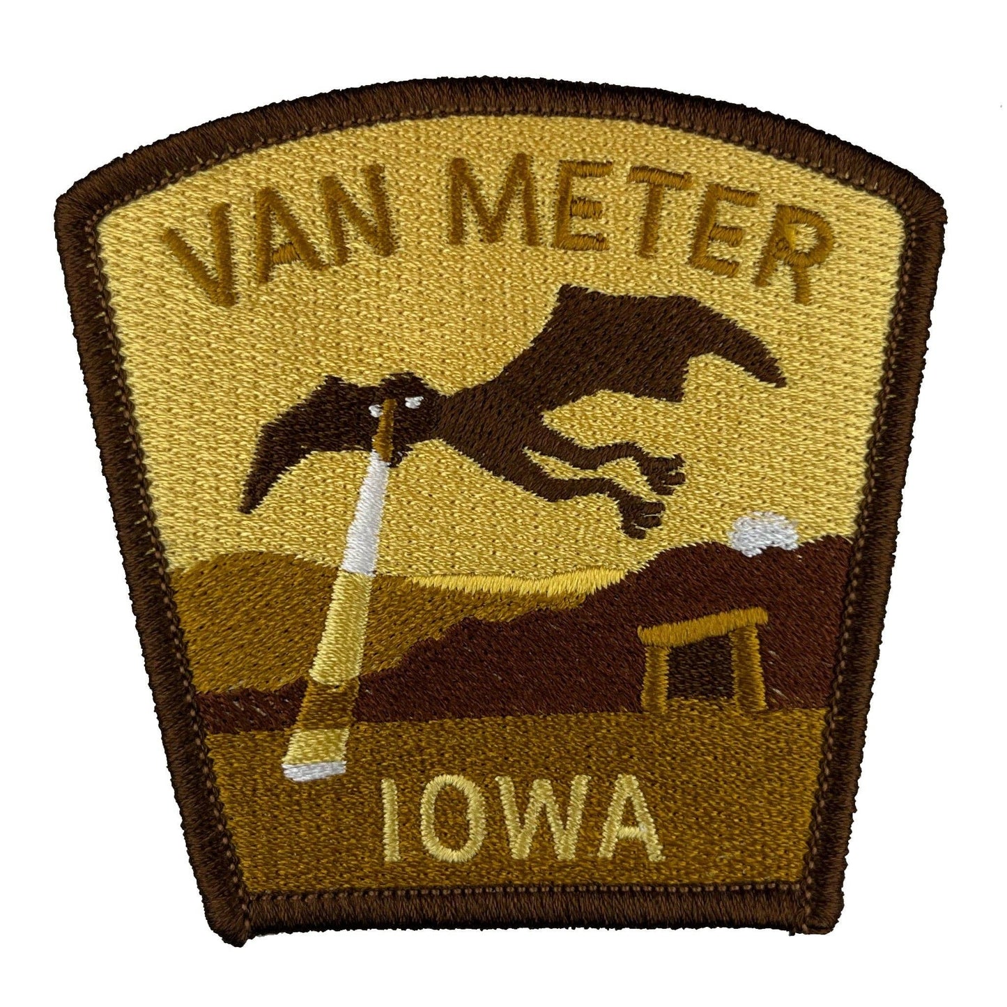 Van Meter, Iowa Travel Patch: Iron-on