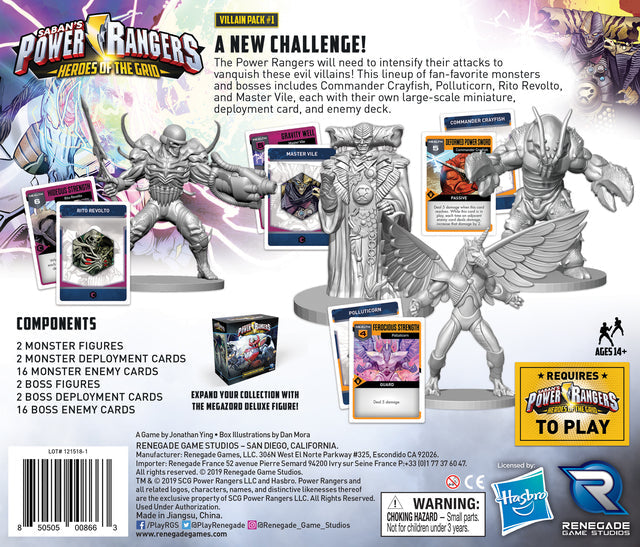 Power Rangers: Heroes of the Grid - Villain Pack #1