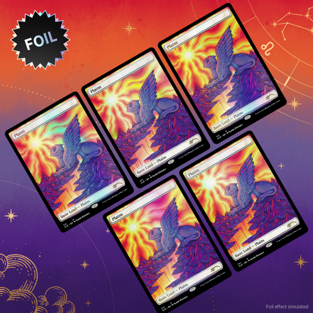 Magic: the Gathering - Secret Lair The Astrology Lands - Leo Foil Edition