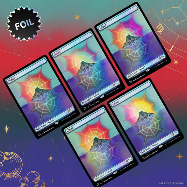 Magic: the Gathering - Secret Lair The Astrology Lands - Virgo Foil Edition