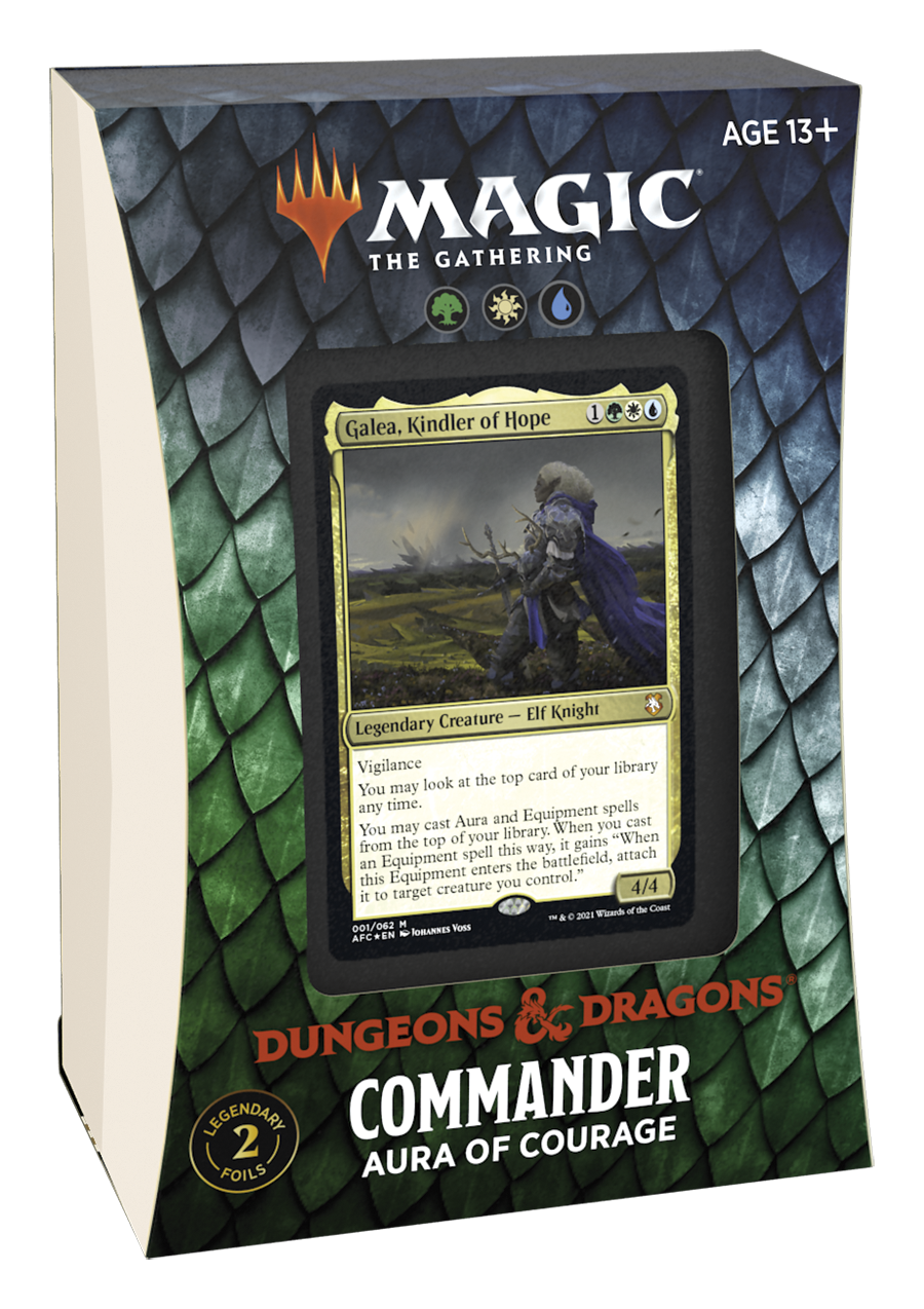Magic: The Gathering - Adventures in the Forgotten Realms Commander Deck - Aura of Courage