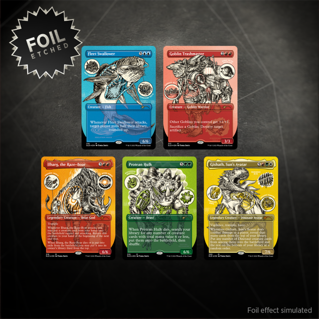 Magic: the Gathering - Secret Lair Monster Anatomy 101 Foil Etched Edition