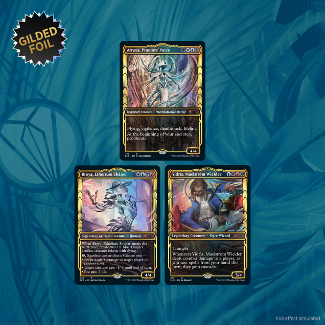 Magic: the Gathering - Secret Lair Showcase - Streets of New Capenna Gilded Foil Edition
