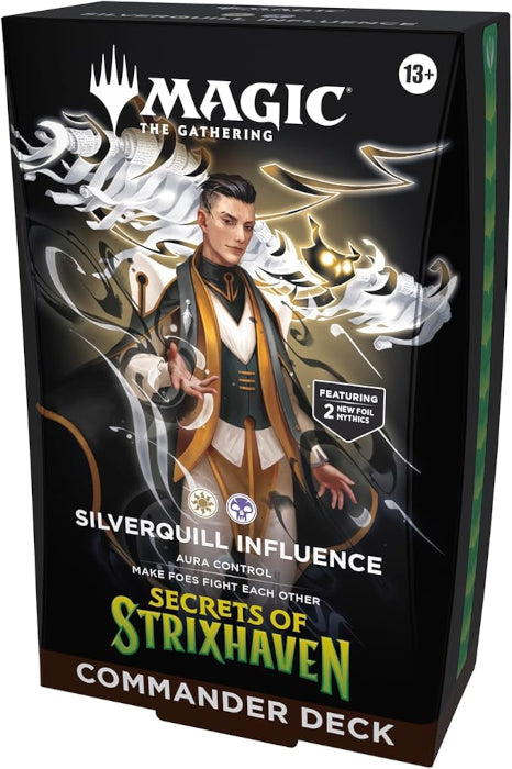 [PRE-ORDER] Magic: The Gathering - Secrets of Strixhaven Commander Deck - Silverquill Influence - Ships Apr 17