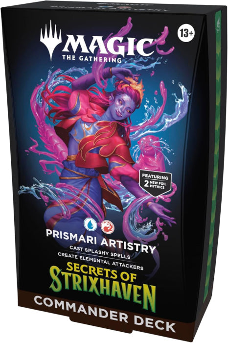 [PRE-ORDER] Magic: The Gathering - Secrets of Strixhaven Commander Deck - Prismari Artistry - Ships Apr 17