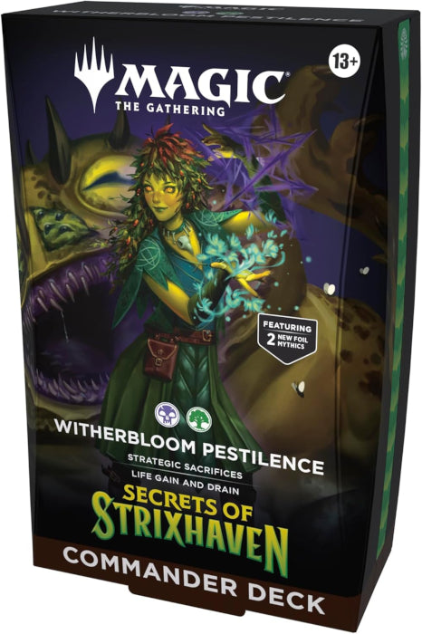 [PRE-ORDER] Magic: The Gathering - Secrets of Strixhaven Commander Deck - Witherbloom Pestilence - Ships Apr 17