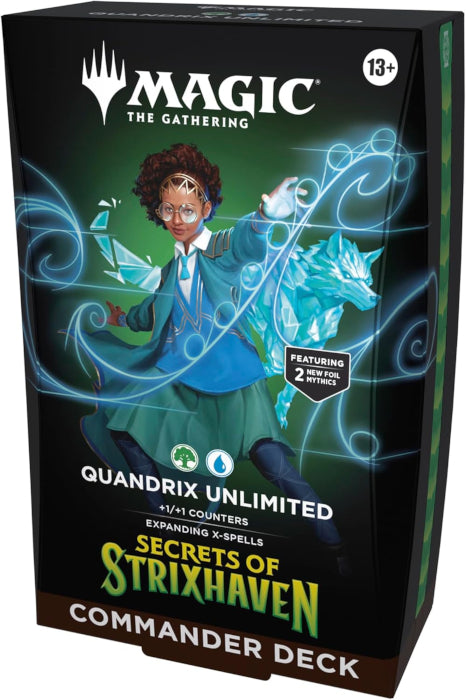 [PRE-ORDER] Magic: The Gathering - Secrets of Strixhaven Commander Deck - Quandrix Unlimited - Ships Apr 17