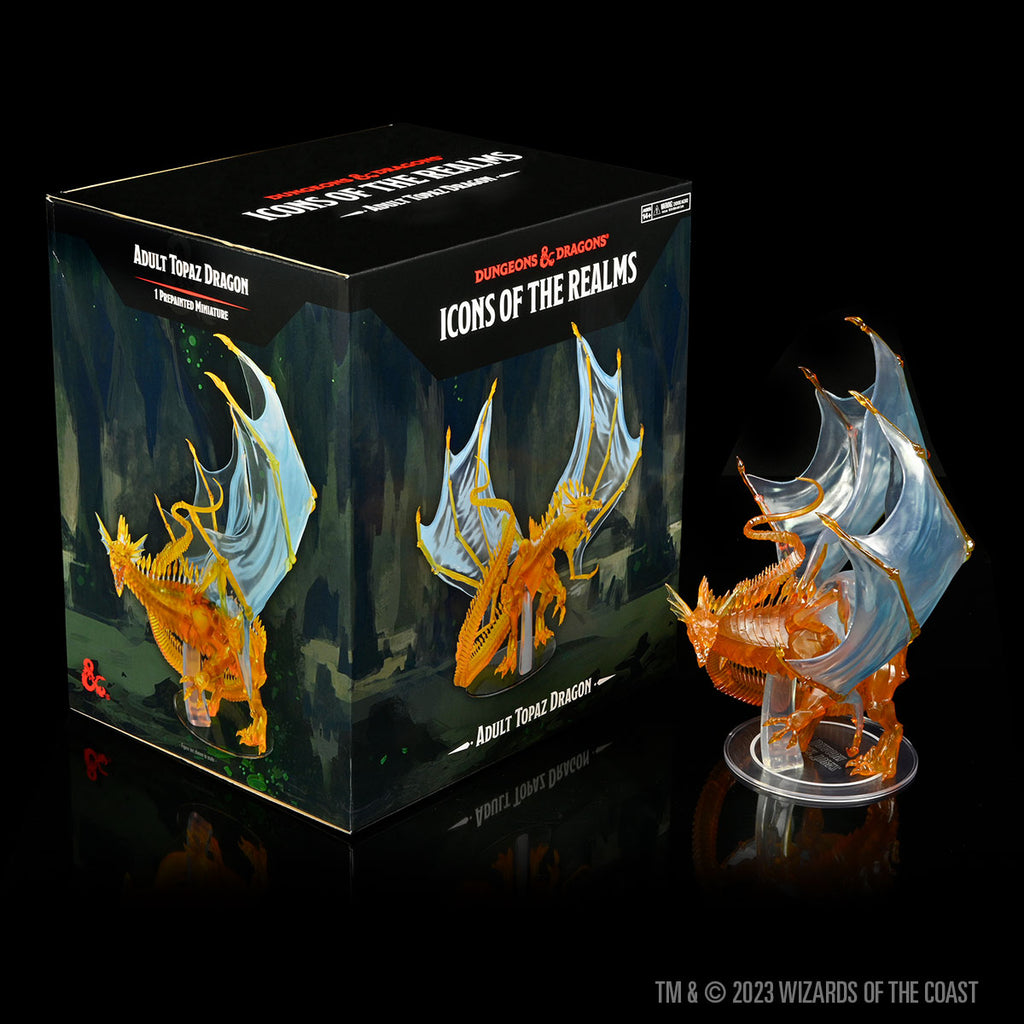 D&D: Icons of the Realms - Adult Topaz Dragon