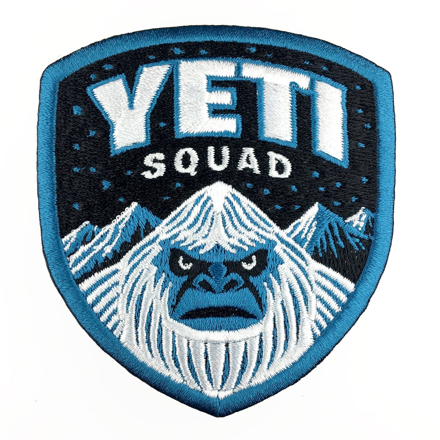 Yeti Squad Embroidered Patch: Iron-on