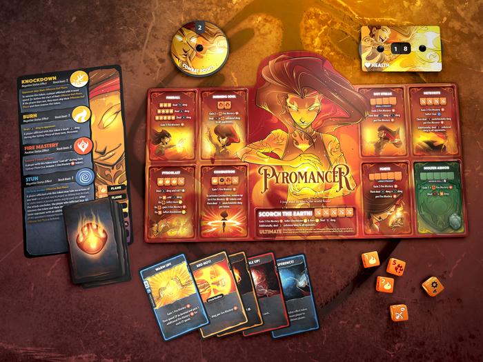 Dice Throne Season 1 - Box 3 - Pyromancer vs Shadow Thief