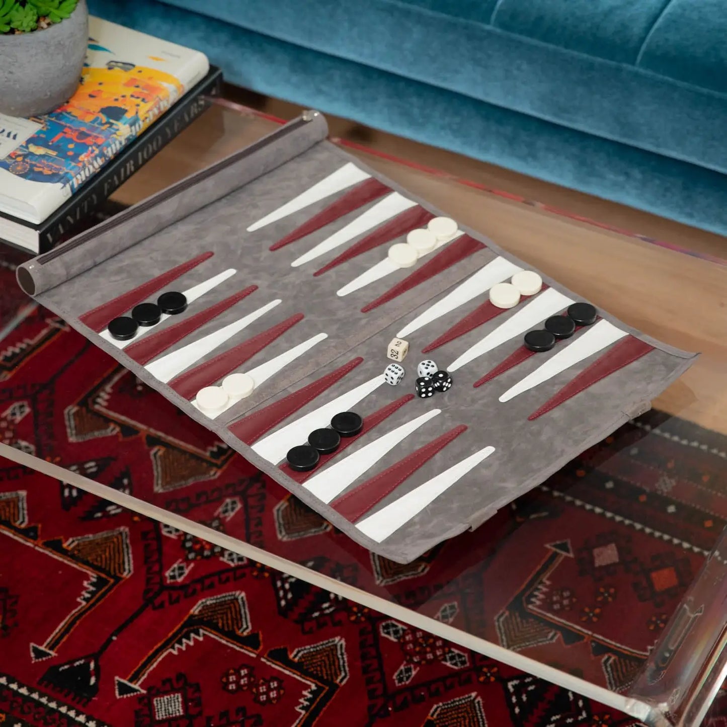 Travel Backgammon Set by Bey Berk International - G560G