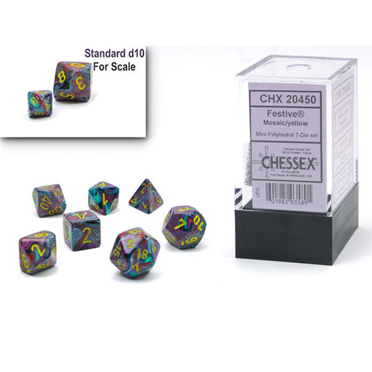 7-Die Set Mini Festive Mosaic / Yellow