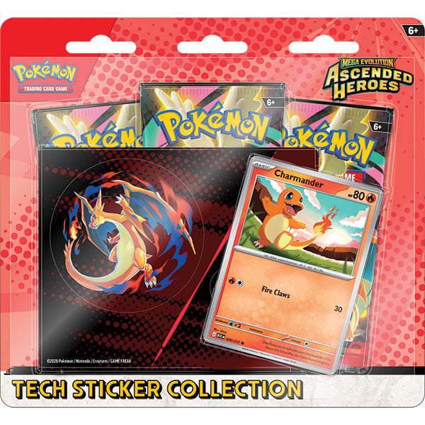 Pokemon: Mega Evolution - Ascended Heroes Tech Sticker Collection - Charmander