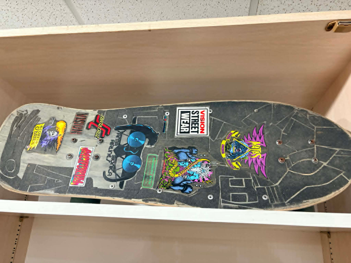 Santa Cruz Natas Kaupas Panther Original 80s Used Complete Skateboard