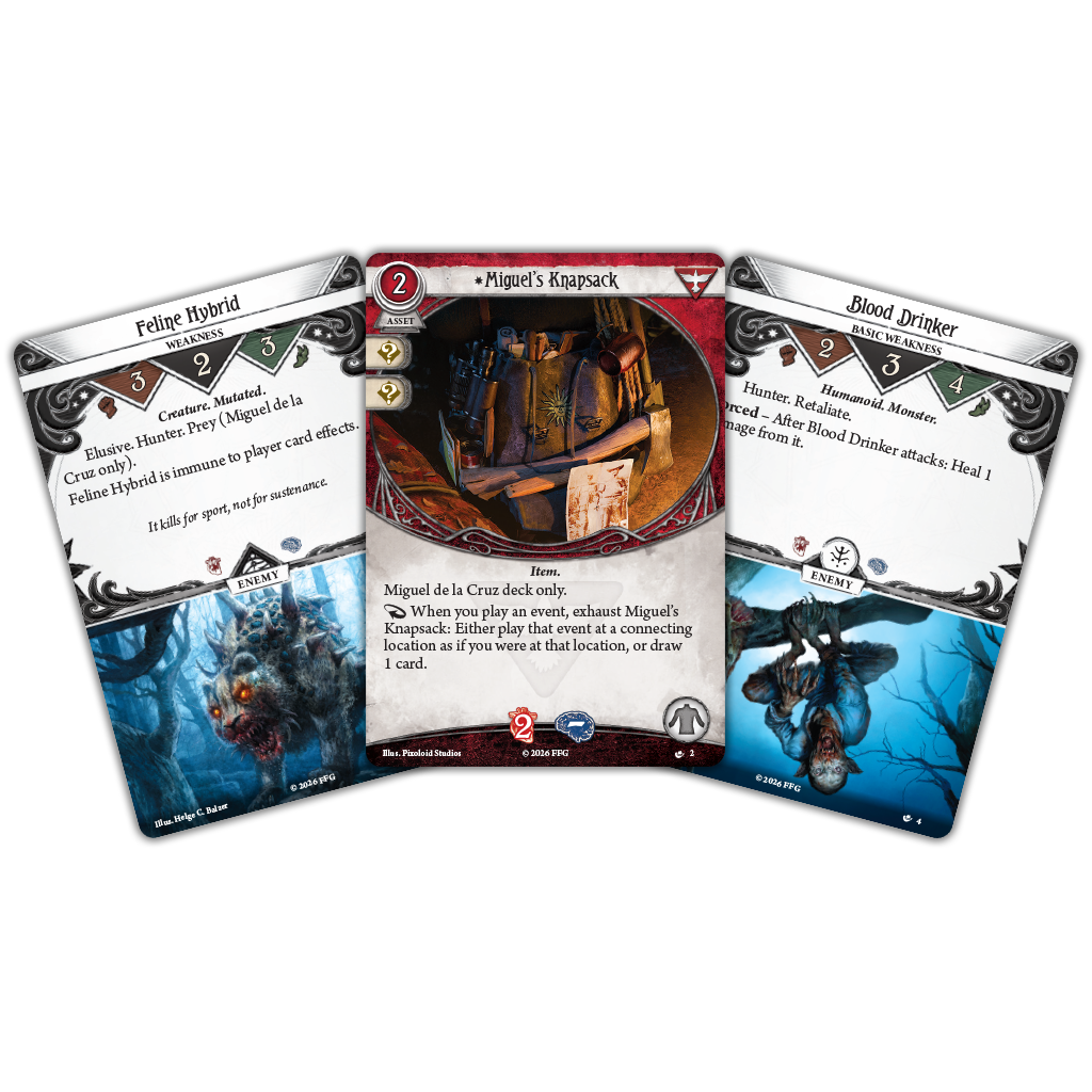 Arkham Horror LCG: Investigator Deck - Miguel de la Cruz