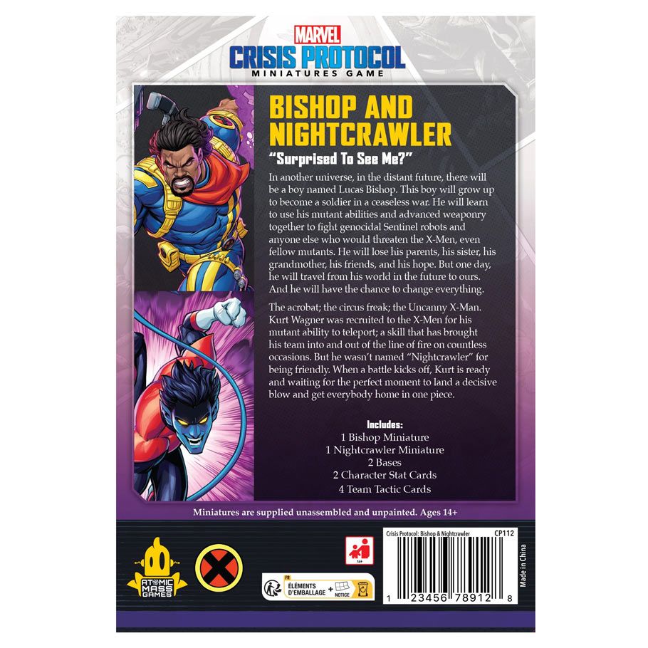 Marvel Crisis Protocol: Bishop & Nightcrawler Character Pack
