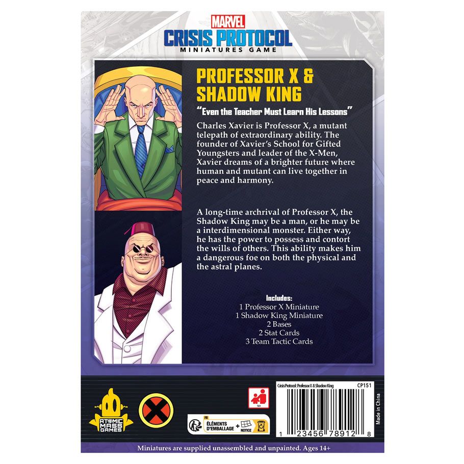 Marvel Crisis Protocol: Professor X & Shadow King Character Pack