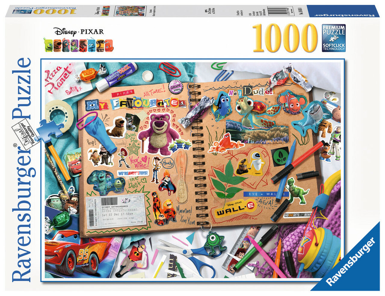 Puzzle: Disney Pixar - Scrapbook