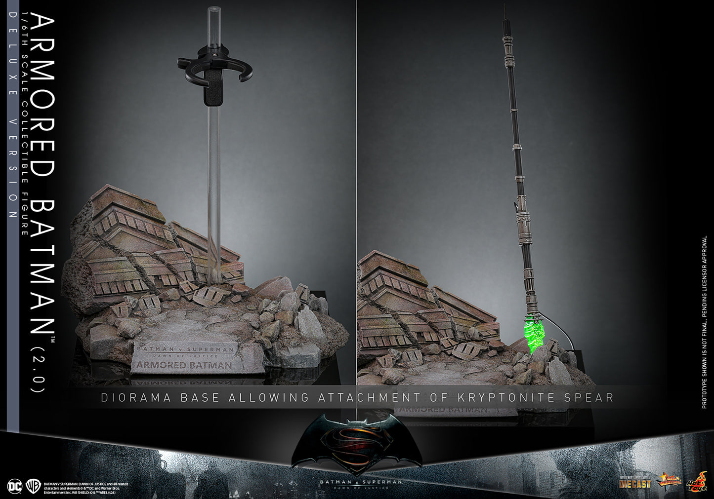 Armored Batman (2.0) (Deluxe Version) Sixth Scale Figure by Hot Toys