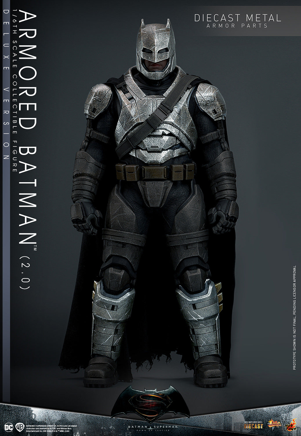 Armored Batman (2.0) (Deluxe Version) Sixth Scale Figure by Hot Toys