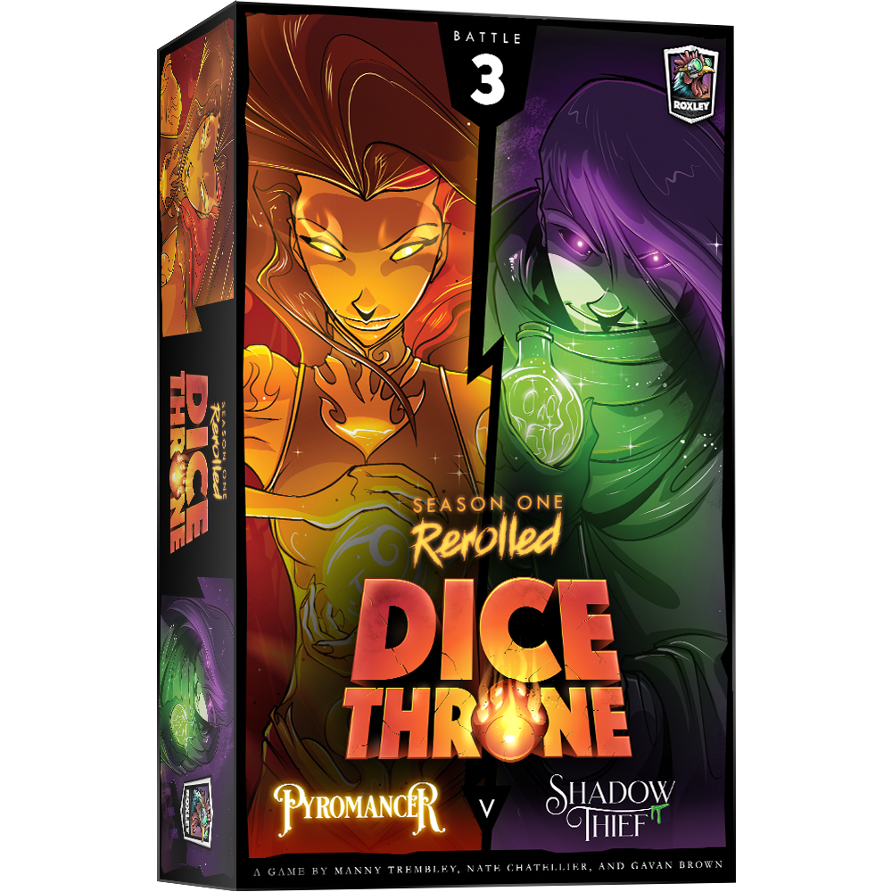 Dice Throne Season 1 - Box 3 - Pyromancer vs Shadow Thief