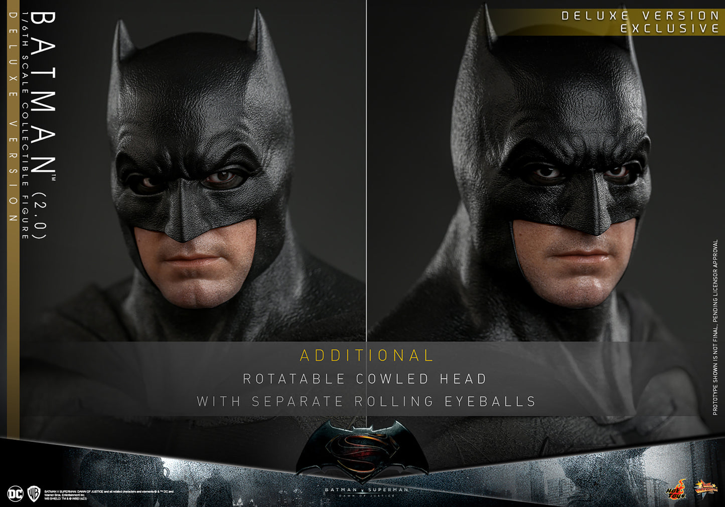Batman (2.0) (Deluxe Version) Sixth Scale Figure by Hot Toys