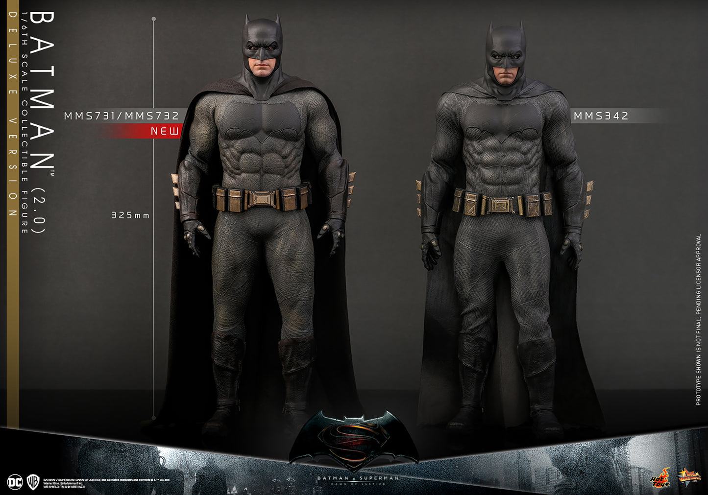 Batman (2.0) (Deluxe Version) Sixth Scale Figure by Hot Toys