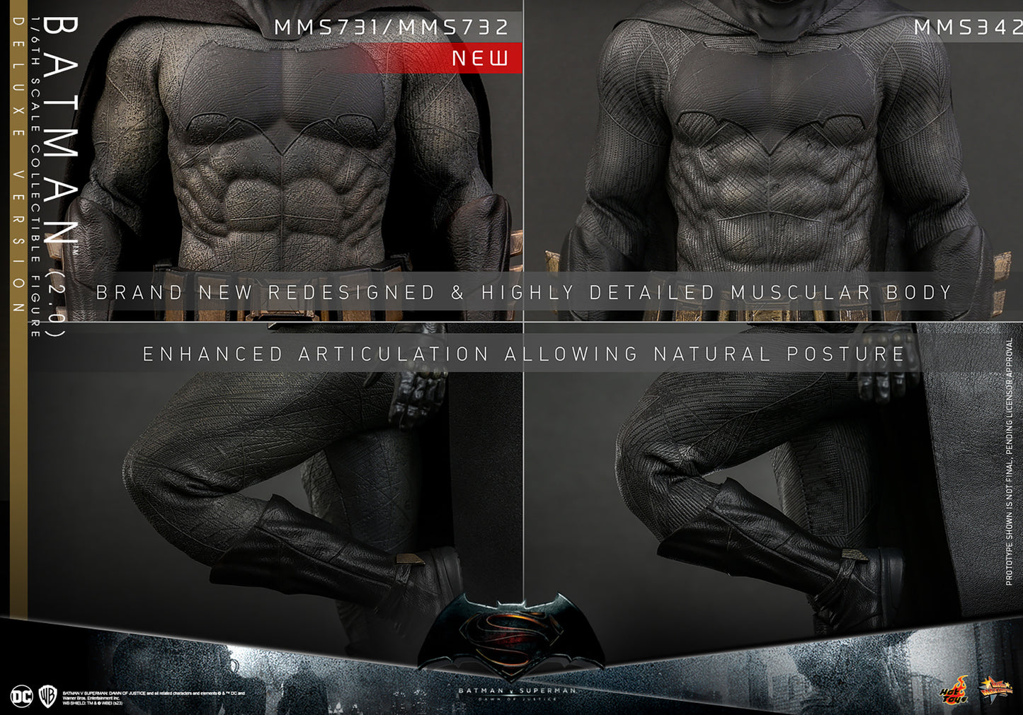 Batman (2.0) (Deluxe Version) Sixth Scale Figure by Hot Toys