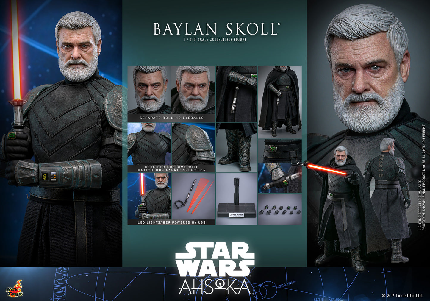 Baylan Skoll™ Sixth Scale Figure by Hot Toys