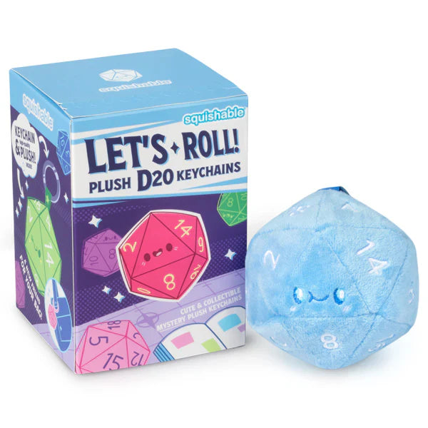 Squishable: D20 Plush Keychain Blind Box, Series 1: Let's Roll