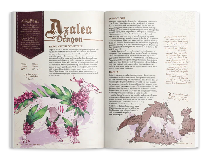 The Field Guide to Floral Dragons: Deluxe Box Set (5E D&D)