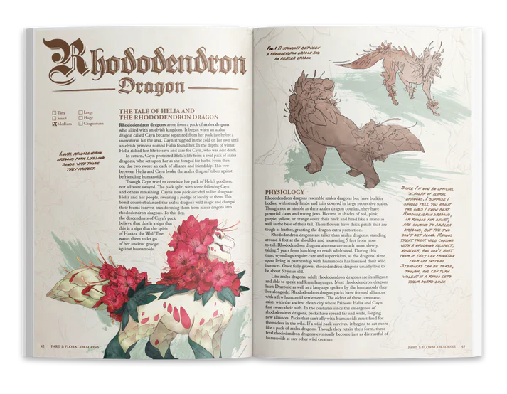 The Field Guide to Floral Dragons: Explorer's Box Set (5e D&D)