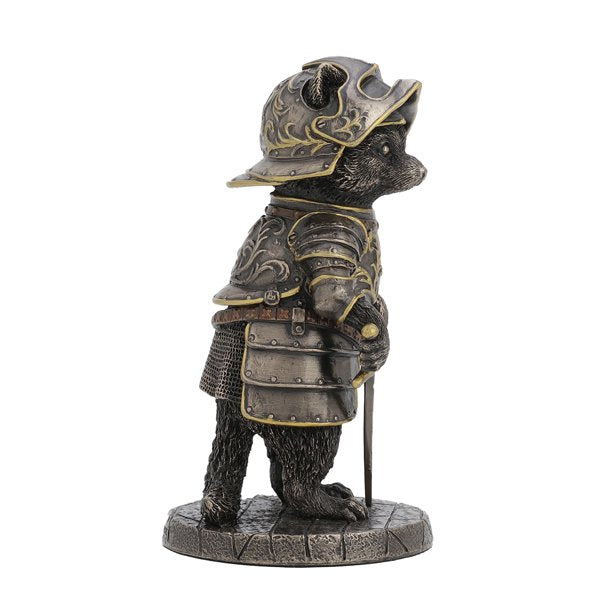 Sir Laveur Raccoon Man at Arms Statue