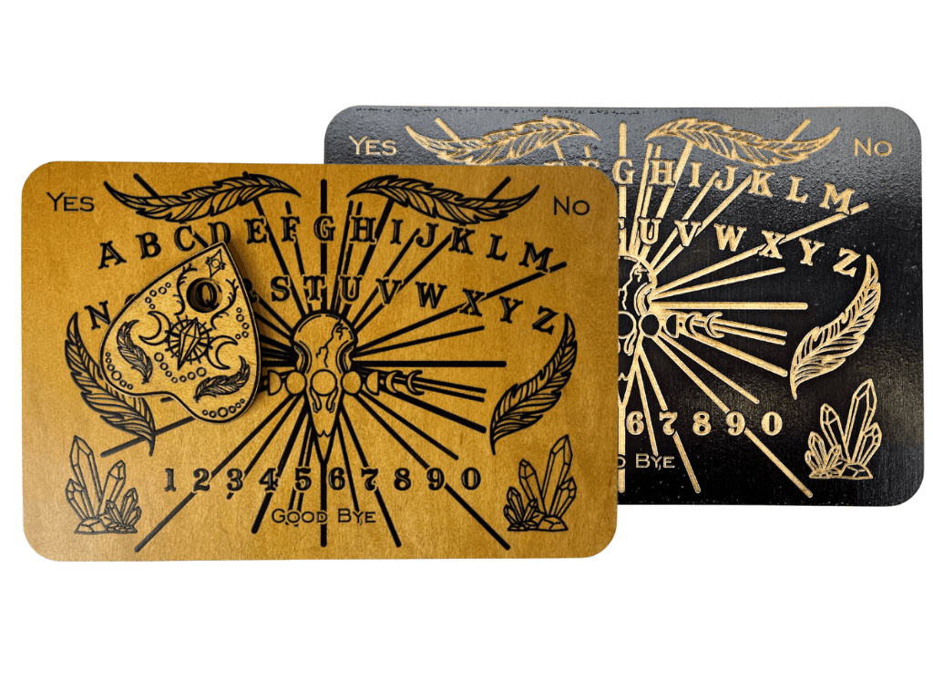 Medium Crow & Crystal Spirit Board - Black
