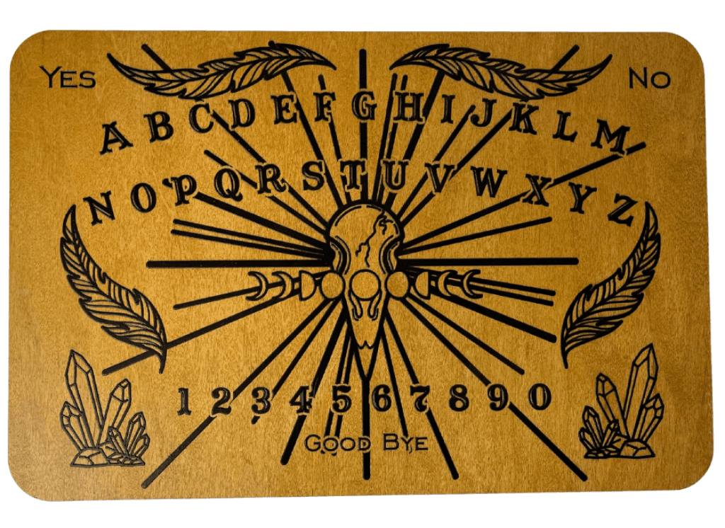 Medium Crow & Crystal Spirit Board - Black