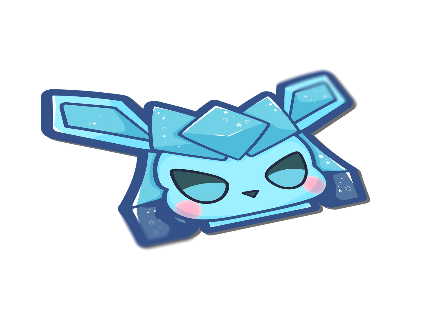Pokemon: Glaceon Eeveelution Peeker