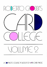 Card College Vol 2 - Roberto Giobbi