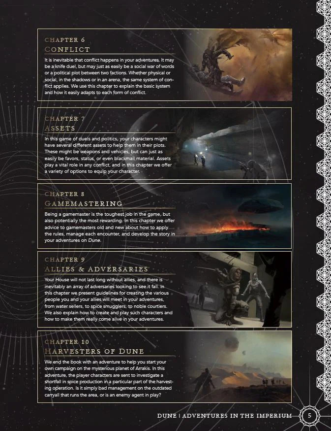 Dune: Adventures in the Imperium Core Rulebook - RPG