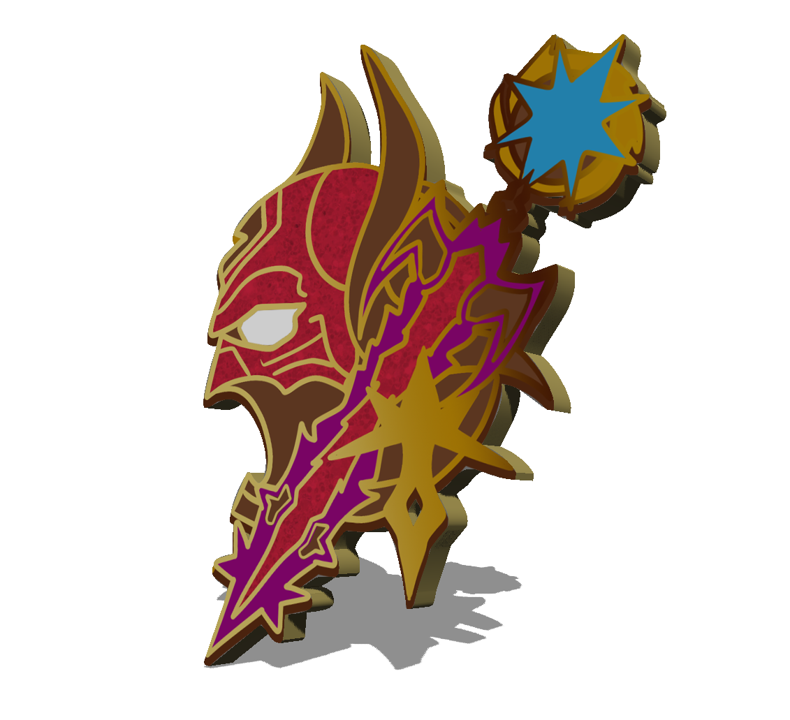Final Fantasy XIV Class/Job Pin: Dark Knight