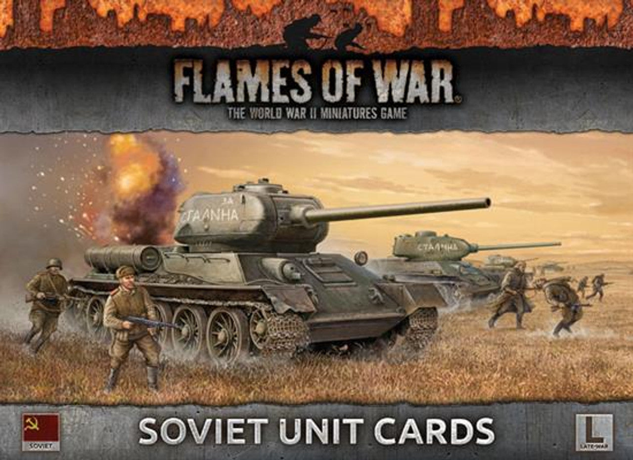 Flames of War: Late War Soviet Unit Cards