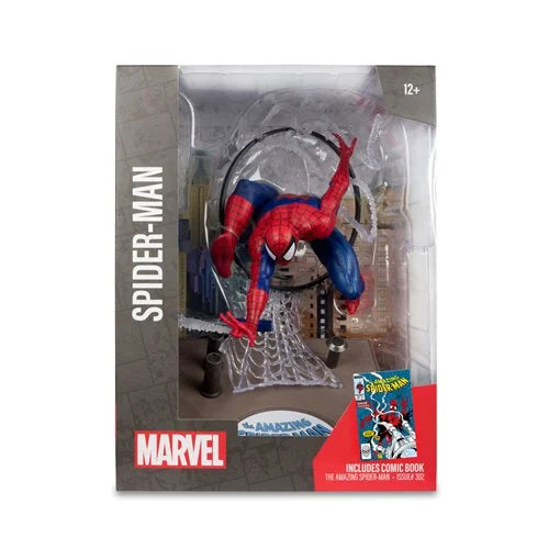 MarvelMcFarlane Toys Spider-Man The Amazing Spider-Man #301 1:6th Scale Posed Figure with Scene and Comic