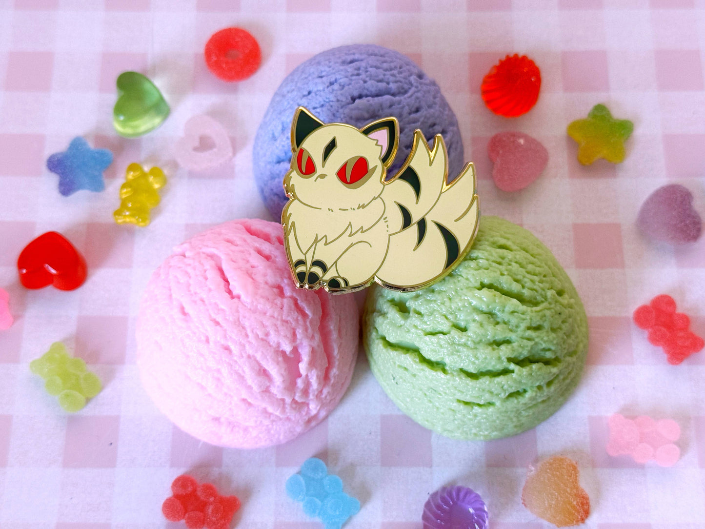 Inuyasha: Kirara Cat Enamel Pin