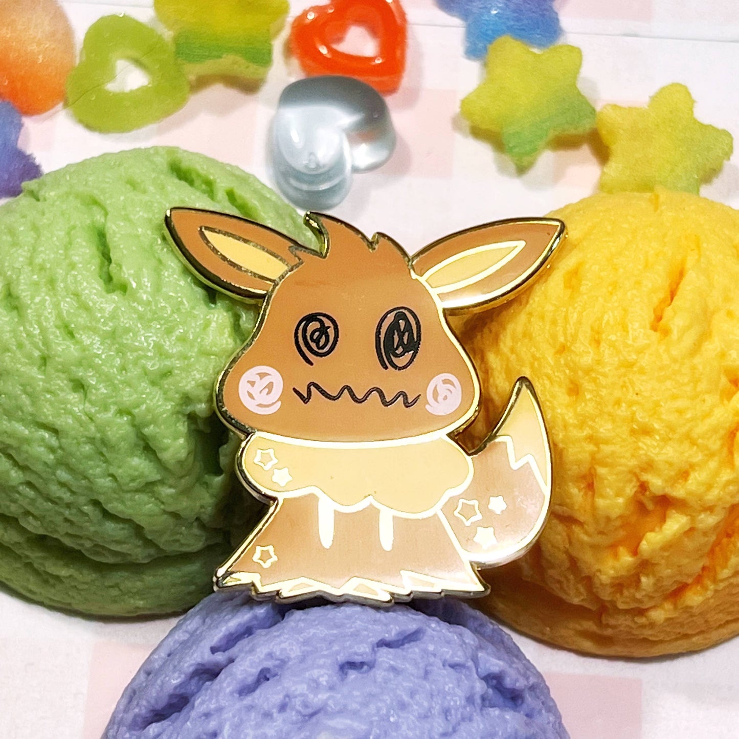 Pokemon: Mimikyu Eevee Enamel Pin