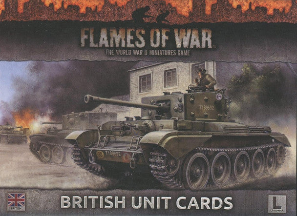 Flames of War: Late War British Unit Cards