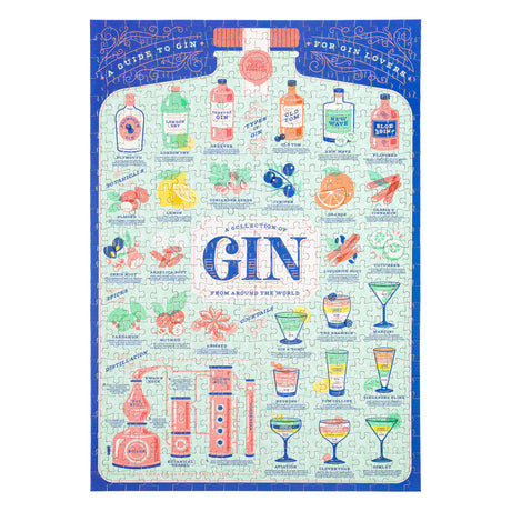 Ridley's Games Puzzles: Jigsaw Puzzle - 500 Pieces - Gin Lover's