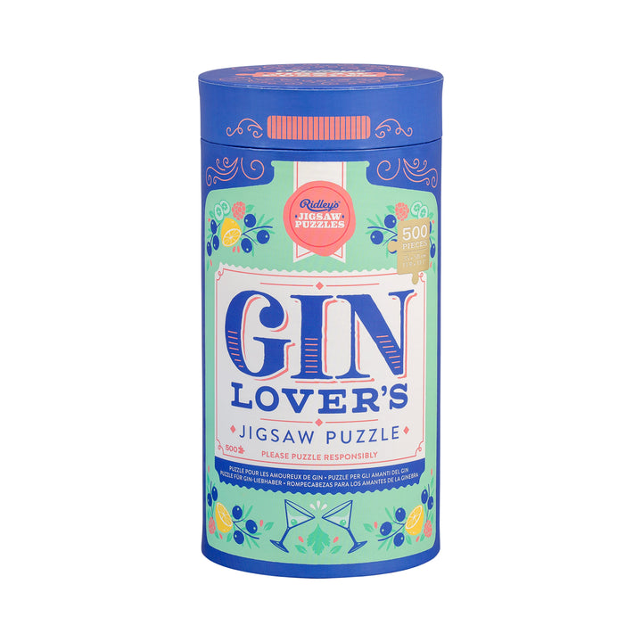 Ridley's Games Puzzles: Jigsaw Puzzle - 500 Pieces - Gin Lover's