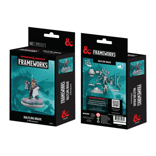 D&D Frameworks Male Halfling Rogue Mini