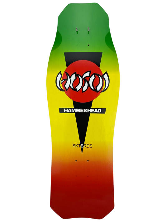 Hosoi O.G. Hammerhead Rasta 10.5" Skateboard Deck