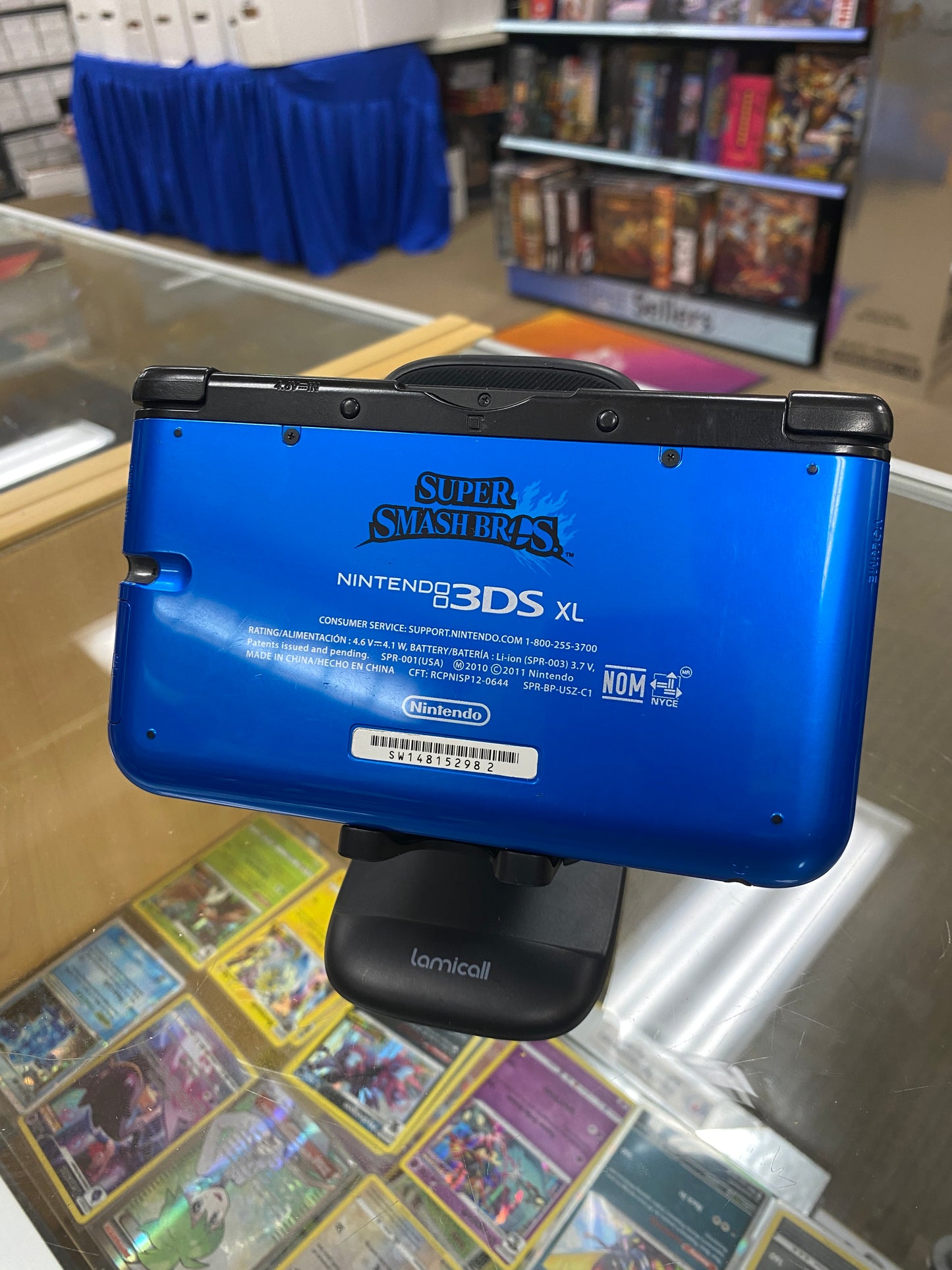 Nintendo 3DS XL Blue Super Smash Limited Edition Console