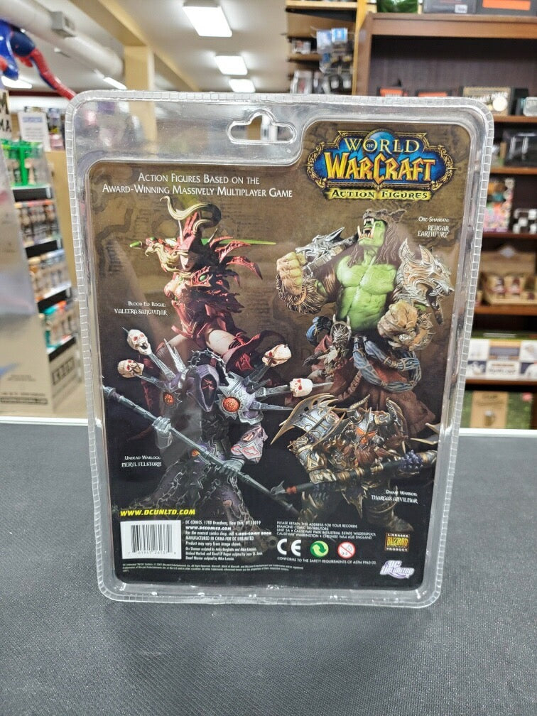 World of Warcraft: Undead Warlock Dwarf Warrior Thargas Anvilmar Action Figure